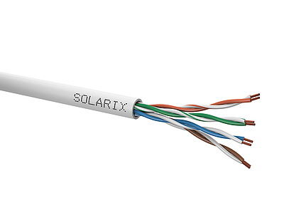 Produkt Kabel typu linka Solarix CAT5E UTP PVC szary box 305m SXKL-5E-UTP-PVC-GY - Solarix - Kable  linka