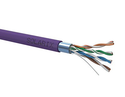 Produkt Kabel instalacyjny Solarix CAT5E FTP LSOH D<sub>ca</sub>-s1,d2,a1 box 305 m, SXKD-5E-FTP-LSOH - Solarix - Kable instalacyjne