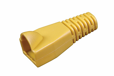 Produkt Osłonka RJ45 snag proof żółta S45SP-YE dla kabli o całkowitej średnicy do 5,5 mm - Solarix - Osłonki