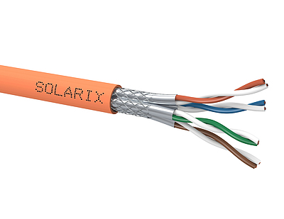 Produkt Kabel instalacyjny Solarix CAT7 SSTP LSOH C<sub>ca</sub>-s1,d1,a1 1000 MHz szpula 500 m SXKD-7-SSTP-LSOH - Solarix - Kable instalacyjne