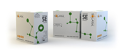 Produkt Kabel instalacyjny CAT5E UTP PVC E<sub>ca</sub> 305m/box SXKD-5E-UTP-PVC - Solarix - Kable instalacyjne