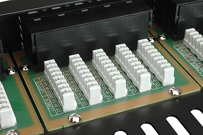 Produkt 19" panel ISDN Solarix 50 x RJ45 czarny 1U SX50-ISDN-BK - Solarix - Patch panele