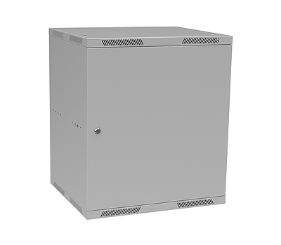Produkt Szafa naścienna składana SENSA LITE 12U 450mm, drzwi blaszane, RAL 7035, SENSA-L-12U-545-21-G - Solarix - Naścienne 19"