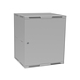 Produkt Szafa naścienna składana SENSA LITE 12U 450mm, drzwi blaszane, RAL 7035, SENSA-L-12U-545-21-G - Solarix - Naścienne 19"