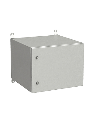Produkt Naścienna szafa zewnętrzna LC-20 9U 600x600 drzwi blaszane 2x1 - punktowy zamek LC-20-9U-66-21-G - Solarix - Zewnetrzne z wyższym IP