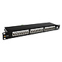 Produkt 19" patch panel Solarix 24 x J45 CAT6 STP czarny 1U SX24-6-STP-BK - Solarix - Patch panele