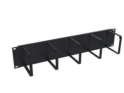 Produkt Organizer kabla 19" 2U BK metalowy VP-05-2-00-B - Solarix - Akcesoria 19"