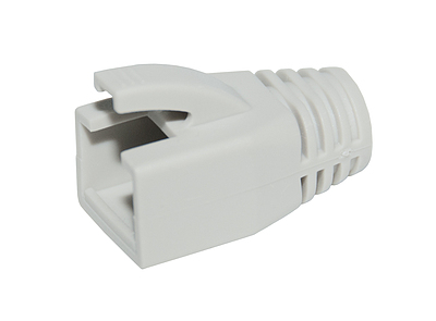 Produkt Osłonka snag proof RJ45 szara S45SP-GY-5.5 dla kabli o całkowitej średnicy do 5,5 mm - Solarix - Osłonki