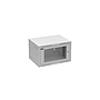 Produkt Szafa naścienna GrandN 6U 450mm, drzwi szklane, RAL 7035, GrandN-6U-645-11-G - Solarix - Naścienne 19"