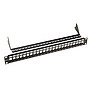 Produkt 19" uniwersalny modularny nieobłożony patch panel Solarix 24 porty 1U czarny SX24M-0-STP-BK-UNI - Solarix - Patch panele