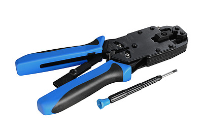 Produkt Zaciskarka DEC HT-2008AR, konektory 4p4c, 6p6c, 8p8c - Solarix - Narzędzia