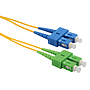 Produkt Patchcord światłowodowy 9/125 SCapc/SCupc SM OS 5m duplex SXPC-SC/SC-APC/UPC-OS-5M-D - Solarix - Patchcordy