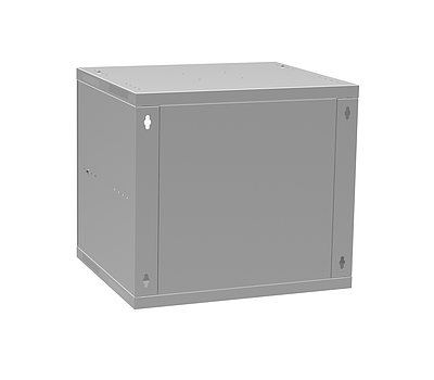 Produkt Szafa naścienna składana SENSA LITE 9U 450mm, drzwi szklane, RAL 7035 SENSA-L-9U-545-11-G - Solarix - Naścienne 19"