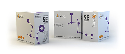 Produkt Kabel instalacyjny CAT5E UTP LSOH D<sub>ca</sub> s1 d2 a1 350 MHz box 305 m SXKD-5E-UTP-LSOH - Solarix - Kable instalacyjne