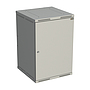 Produkt Szafka naścienna nitowana SENSA 18U 600mm, drzwi blaszane, RAL 7035, SENSA-18U-66-21-G - Solarix - Naścienne 19"
