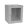 Produkt Szafa naścienna składana SENSA LITE 12U 450mm, drzwi szklane, RAL 7035, SENSA-L-12U-545-11-G - Solarix - Naścienne 19"