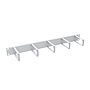 Produkt Organizer kabla 19" 1U BK metalowy VP-08-1-00-G - Solarix - Akcesoria 19"
