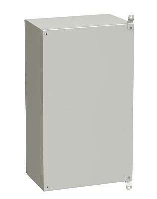 Produkt Naścienna szafa zewnętrzna LC-20 24U 600x500 drzwi blaszane 3 - punktowy zamek LC-20-24U-65-22-G - Solarix - Zewnetrzne z wyższym IP