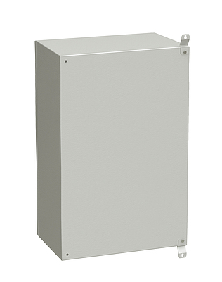 Produkt Naścienna szafa zewnętrzna LC-20 21U 600x400 drzwi blaszane 3 - punktowy zamek LC-20-21U-64-22-G - Solarix - Zewnetrzne z wyższym IP