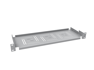 Produkt Półka 19" 1U 150mm RAL7035 mocowana do przednich szyn UP-01-G - Solarix - Akcesoria 19"