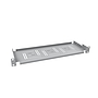 Produkt Półka 19" 1U 150mm RAL7035 mocowana do przednich szyn UP-01-G - Solarix - Akcesoria 19"
