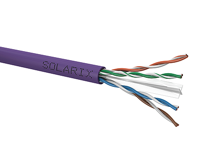 Produkt Kabel instalacyjny Solarix CAT6 UTP LSOH D<sub>ca</sub>-s2,d2,a1 450 MHz 305m/box SXKD-6-UTP-LSOH - Solarix - Kable instalacyjne