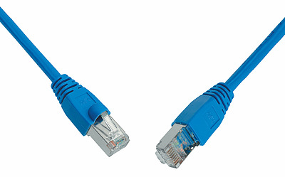 Produkt Patchcord CAT5E SFTP PVC 20m niebieski snag-proof C5E-315BU-20MB - Solarix - Patchcordy