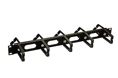 Produkt Organizer kabla dwustronny 19" 1U BK plastikowe oczka CMP4 VP-06-1-PO2-B - Solarix - Akcesoria 19"