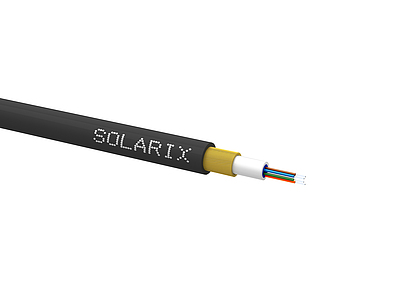 Produkt Kabel światłowodowy do wdmuchiwania MINI Solarix 4wł 9/125 HDPE F<sub>ca</sub> czarny SXKO-MINI-4-OS-HDPE - Solarix - Światłowody