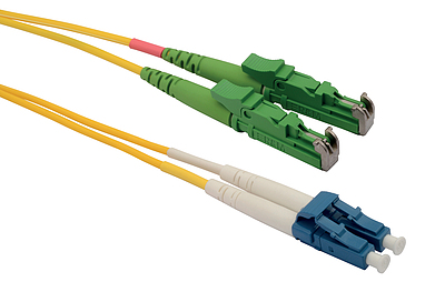 Produkt Patchcord światłowodowy 9/125 E2000apc/LCupc SM OS 3m duplex SXPC-E2000/LC-UPC-OS-3M-D - Solarix - Patchcordy