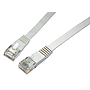 Produkt Patchcord płaski CAT6 UTP LSOH 2m szary non-snag-proof C6-111GY-2MB - Solarix - Patchcordy płaskie