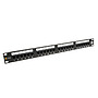 Produkt 19" patch panel Solarix 24 x RJ45 CAT6 UTP 350 MHz 1U czarny SX24-6-UTP-BK - Solarix - Patch panele