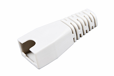 Produkt Osłonka RJ45 non-snag proof biała S45NSP-WH dla kabli o całkowitej średnicy do 5,5 mm - Solarix - Osłonki