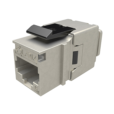 Produkt Szybko-zaciskowy keystone Solarix CAT5E STP RJ45 czarny SXKJ-5E-STP-BK-NA do kleszczy SXKJ-NA-BU - Solarix - Keystony