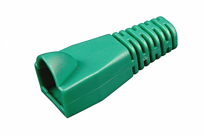 Produkt Osłonka RJ45 snag proof zielona S45SP-GN dla kabli o całkowitej średnicy do 5,5 mm - Solarix - Osłonki
