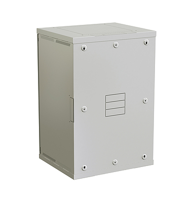 Produkt Szafka naścienna nitowana SENSA 18U 500mm, drzwi przeszklone, RAL 7035, SENSA-18U-65-11-G - Solarix - Naścienne 19"