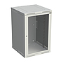 Produkt Szafka naścienna nitowana SENSA 18U 500mm, drzwi przeszklone, RAL 7035, SENSA-18U-65-11-G - Solarix - Naścienne 19"
