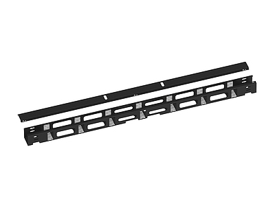 Produkt Pionowy organizer kabla 45U z pokrywą, BK, VVZ-K-45-B - Solarix - Akcesoria