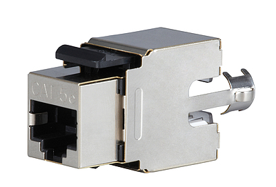 Produkt Zaciskany keystone Solarix CAT5E STP RJ45 SXKJ-5E-STP-BK - Solarix - Keystony