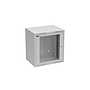 Produkt Szafa naścienna GrandN DUO 12U 450mm, drzwi szklane, RAL 7035, GrandND-12U-645-11-G - Solarix - Naścienne 19"
