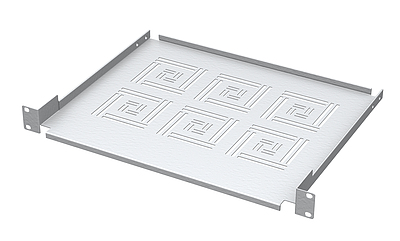 Produkt Półka 19" 1U 350mm RAL 7035 mocowana do przednich szyn UP-03-G - Solarix - Akcesoria 19"