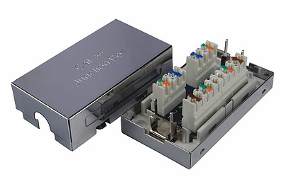Produkt Box połączeniowy CAT5E STP 8p8c LSA+/Krone KRJS45-VEB5 - Solarix - Boxy połączeniowe