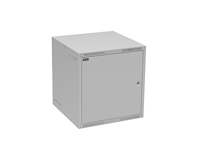 Produkt Szafa naścienna GrandN 12U 600mm, drzwi blaszane, RAL 7035, GrandN-12U-66-21-G - Solarix - Naścienne 19"