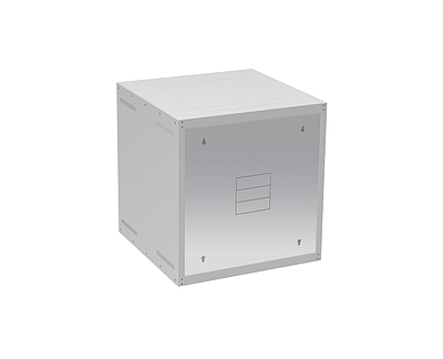 Produkt Szafa naścienna GrandN 12U 600mm, drzwi blaszane, RAL 7035, GrandN-12U-66-21-G - Solarix - Naścienne 19"