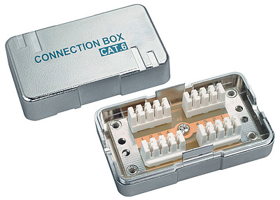 Produkt Box połączeniowy CAT6 STP 8p8c LSA+/Krone KRJS45-VEB6 - Solarix - Boxy połączeniowe
