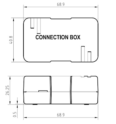 Produkt Box połączeniowy CAT6 STP 8p8c LSA+/Krone KRJS45-VEB6 - Solarix - Boxy połączeniowe