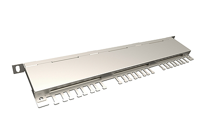 Produkt 19" patch panel Solarix 24xRJ45 CAT5E STP z wspornikiem 0,5U SX24HD-5E-STP-SL - Solarix - Patch panele