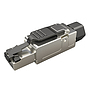 Produkt Konektor przemysłowy uniwersalny RJ45 CAT5E STP samozaciskowy SXRJ45-5E-STP-BK-SA - Solarix - Konektory