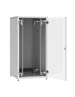 Produkt Szafa LC-50 33U, 800x800 RAL 7035, szklane drzwi - Solarix - Stojące 19"