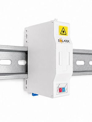 Produkt Skrzynka optyczna na szynę DIN do 2 złączy SC SXOB-SC-DIN-2 - Solarix - Fiber Management